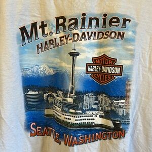 Harley-Davidson Mt. Rainier Seattle Graphic Short Sleeve T-shirt